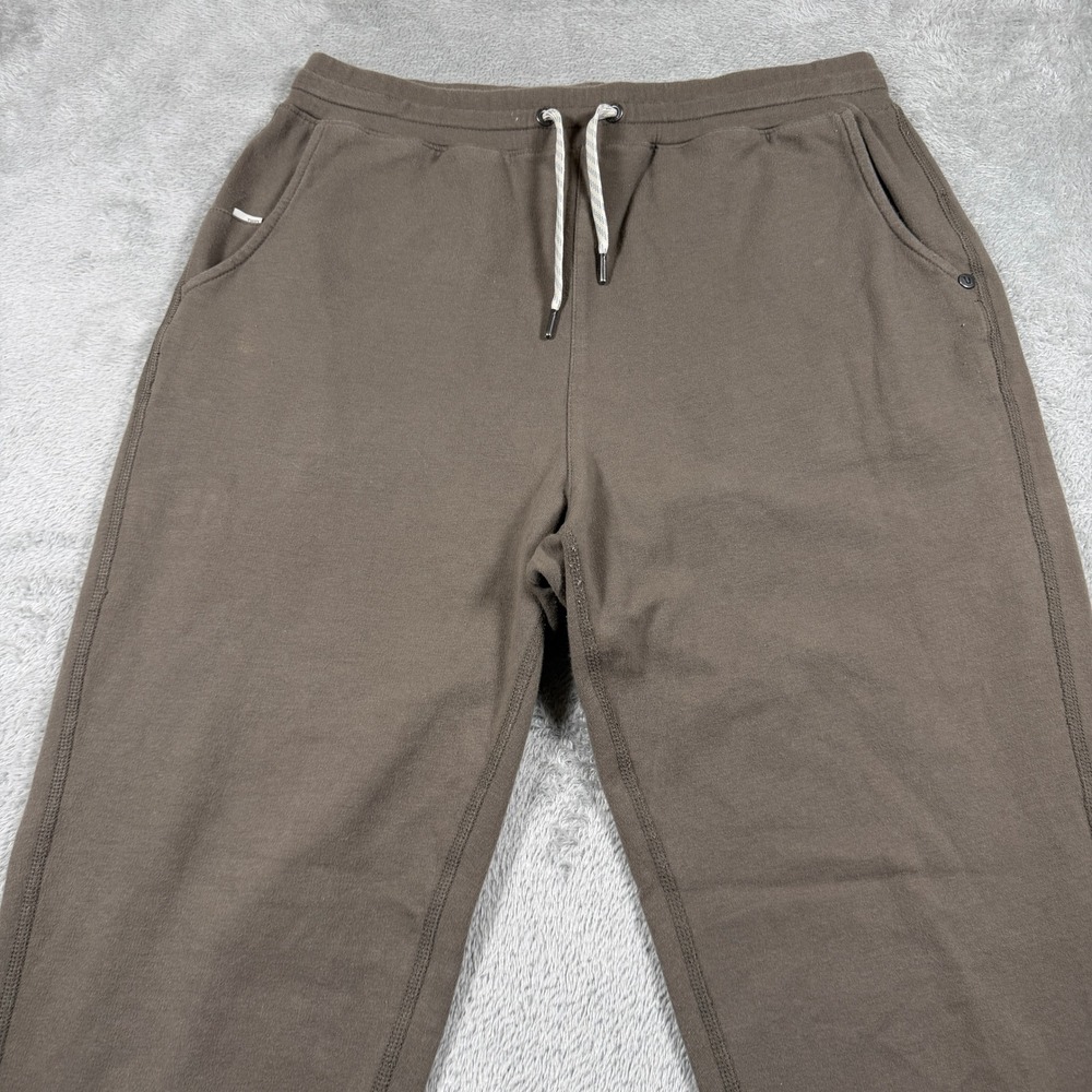 Vuori Laguna Lounge Pant 2.0 Women Small Brown Joggers VW437 Organic Cotton - Picture 3 of 8